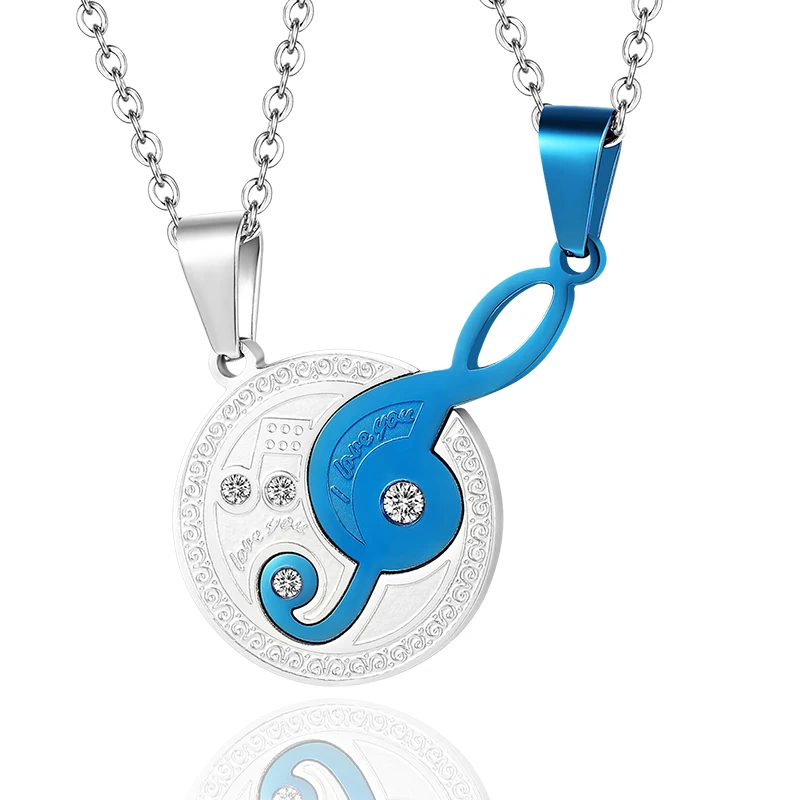 2 шт./пара модных ювелирных изделий кулон для мужчин и женщин ожерелье из