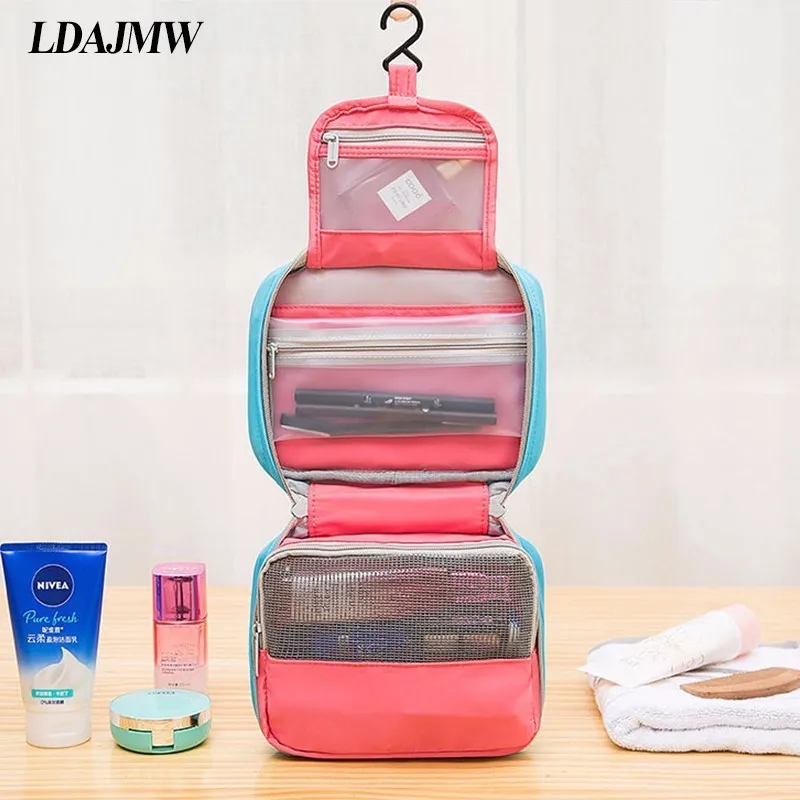 LDAJMW вместительная подвесная косметичка на открытом воздухе для женщин молнии