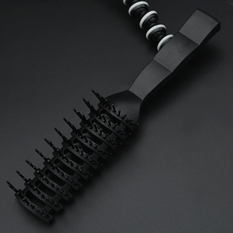 Расческа для волос коридора ребра Антистатическая расческа пряжка Мужская Ретро