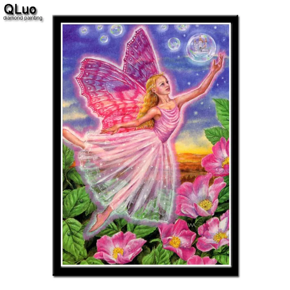 New Arrivals Diy 5d Diamond Painting Cross Stitch Full Round Elf angel Handmade Mosaic Diamond embroidery Paint With Diamonds
