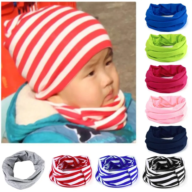 Новые детские шапки из 100% хлопка шарфы Детские с принтом для маленьких мальчиков