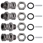 5 компл.лот, алюминий, 17 мм, шестигранный, 23 мм, удлинитель колеса, адаптер, приводной концентратор для 18 масштабе, RC внедорожный грузовик, Truggy багги, запчасти для обновления