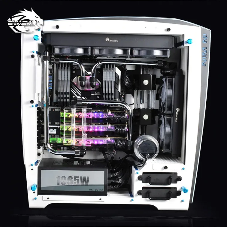 Bykski DIY комплект водяного охлаждения GPU cpu жесткие трубы радиатор симфония A-RGB освещение