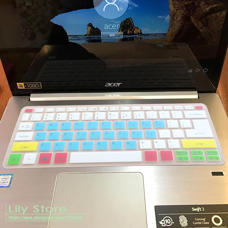 Силиконовый чехол для клавиатуры Acer Swift 1 защитный swift 4 5 14 дюймов swift1 SF114 swift5