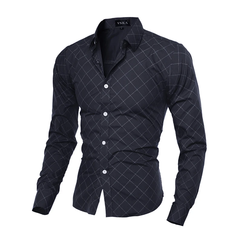 Новое поступление 2016 модная классическая мужская рубашка в западном стиле