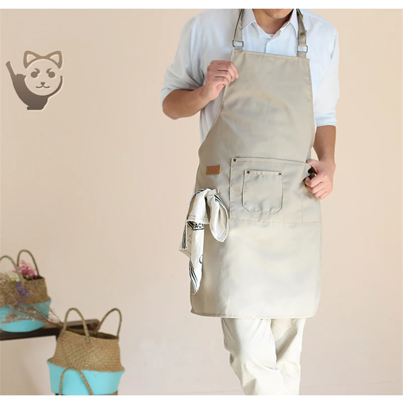 BBQ Senior Canvas хлопковый регулируемый Фартук для кухни очистки фартук женщин