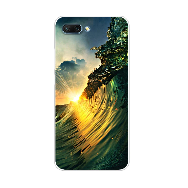 Case For Huawei Honor 10 5.84 Inch Soft Transparent Printing Drawing Silicone Phone Cases Cover Gt |