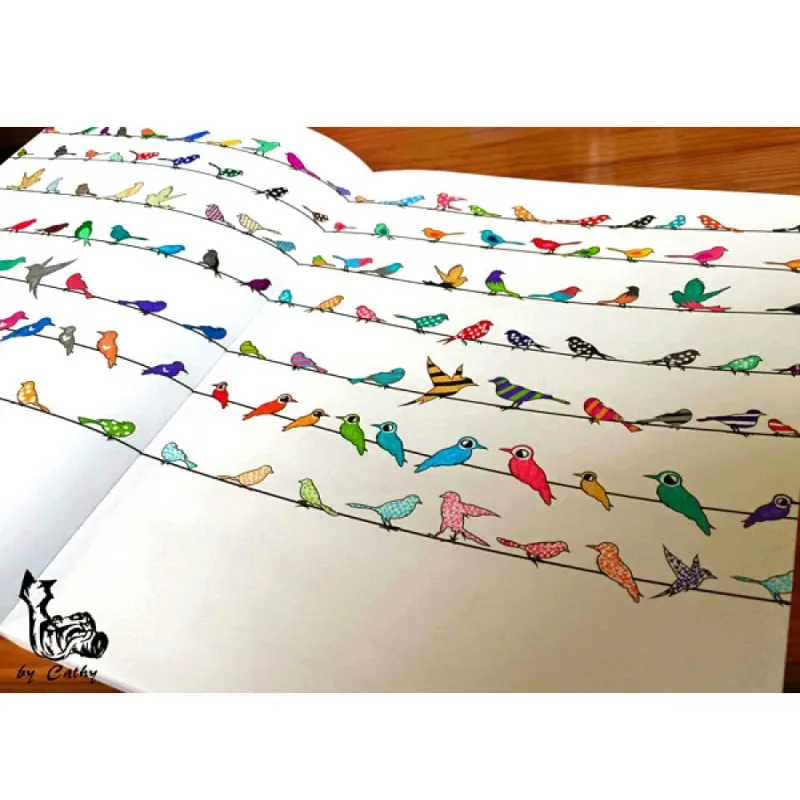Красочная книга для взрослых вдохновение jardin 50 колориаций антистресс снятие