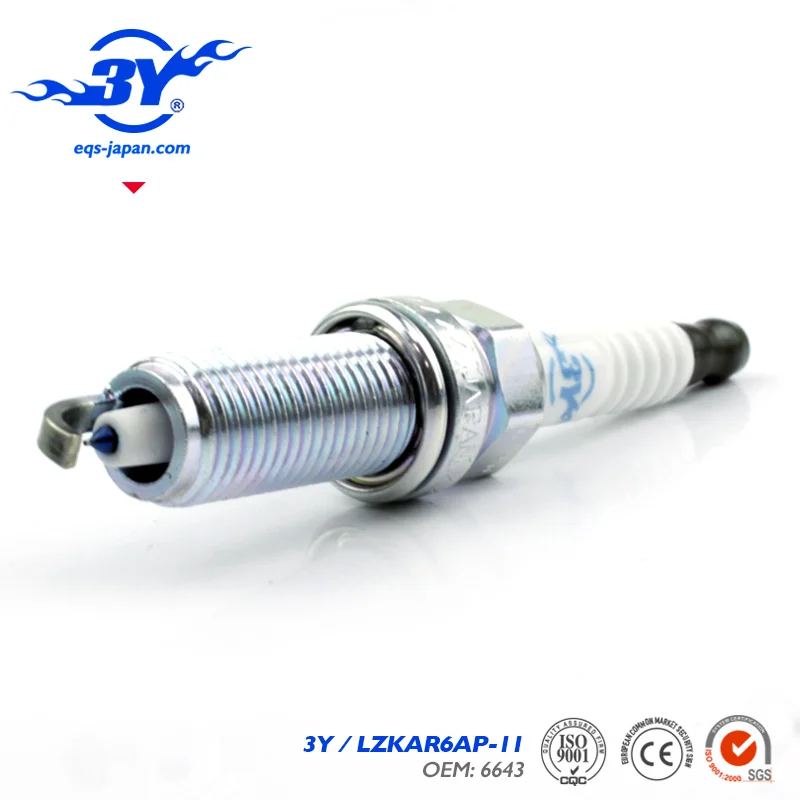 4 шт./лот. LZKAR6AP-11 6643 автомобильная свеча зажигания для Nissan Tiida Teana Sunny Livina March Sylphy X-Trail