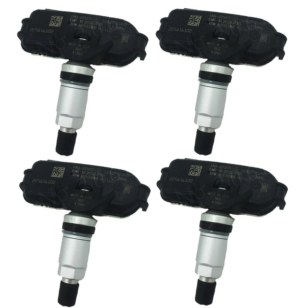 

4 шт. TPMS для Hyundai 52933-2S410 529332S410 52933 2S410 Elantra i40 ix35 Tucson Sonata для Kia Rio Sportage mohas Borrego