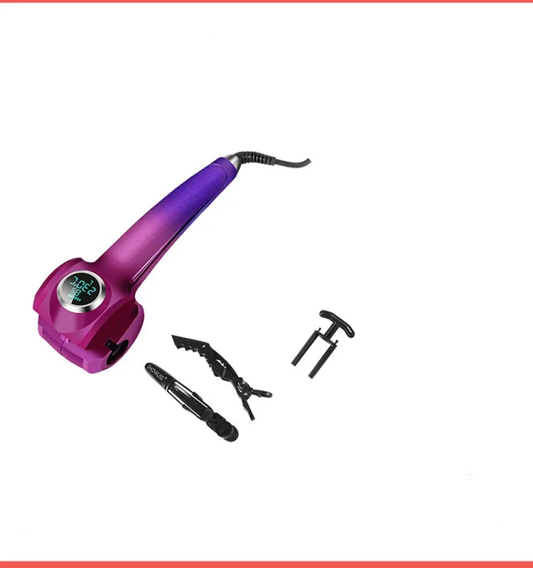 2016 Brushless New LED With Screen Hair Curler Styler Heating Styling Tools Automatic Curl Roller Curling Wand GMR1 |