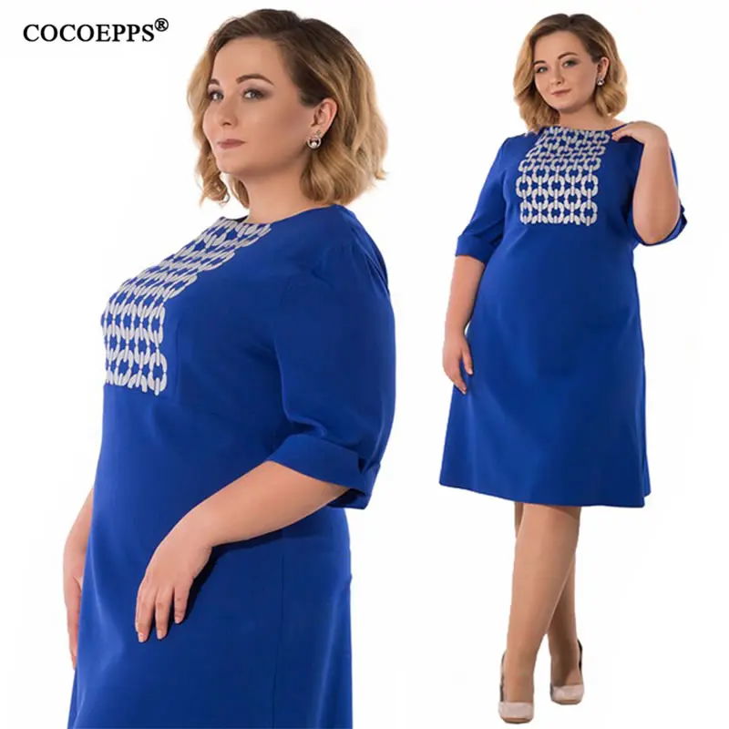 Женские платья COCOEPPS большие размеры 5XL 6XL лето 2019|Женские платья| |