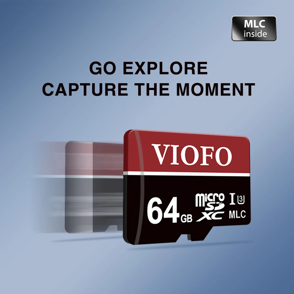 Automotive electronic accessories VIOFO 128GB/64GB/32GB Professional High Endurance MLC Memory Card UHS-3 With Adapter