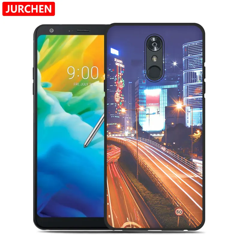 Ультратонкий чехол JURCHEN с рисунком для LG Stylo 5 Stylo5, задняя крышка, милые собака и кошка, мягкий чехол из ТПУ для LG Stylo 5, чехол для телефона - Цвет: 36