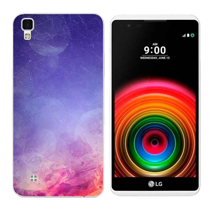 Мягкие чехлы из ТПУ для LG X power K210 K220 LS755 с изображением кота пейзажа задняя крышка