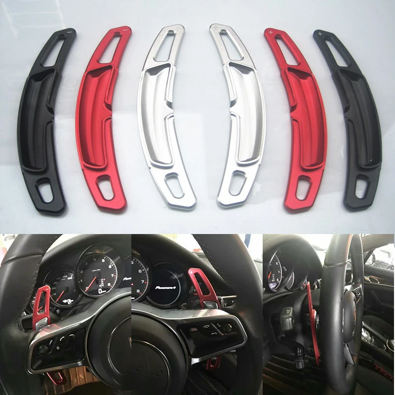 Рычаг переключения руля для Porsche 911 997 996 Panamera Cayenne GTS Стайлинг|steering wheel shift paddles|shift
