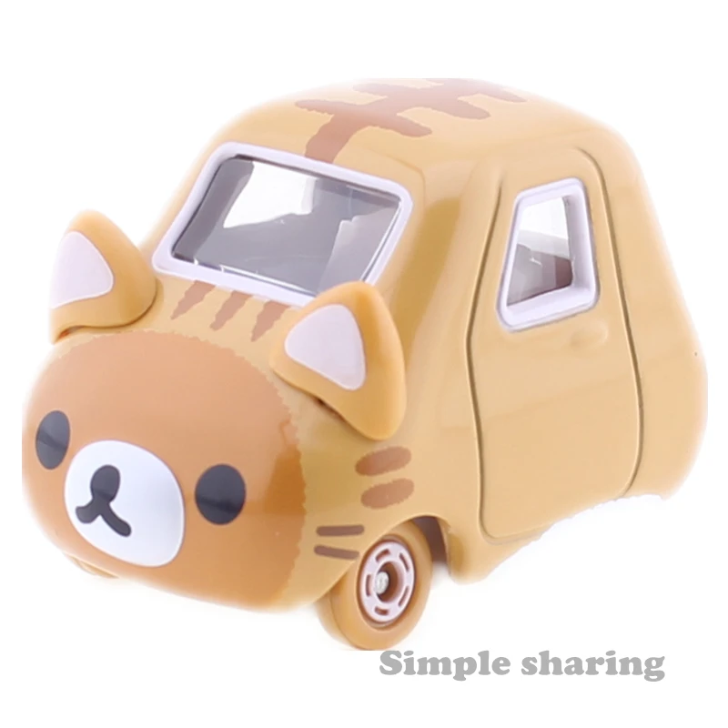 Tomica Dream SP Rilakkuma раскладной Кот с подвеской Takara Tomy литой металлический поп-автомобиль игрушка модель автомобиля Детские игрушки коллекция