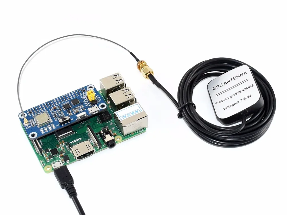 L76X GPS шляпа поддерживает мульти ГНСС системы A Raspberry Pi GNSS быстрого