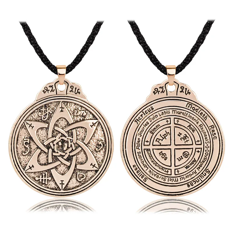 Талисман для поэтов сценаристов и актеров Пентакль кулон герметичный ювелирные