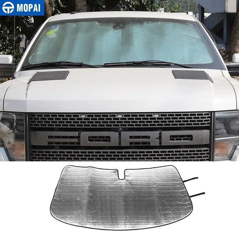 Козырек от солнца MOPAI для Ford F150 2009 + козырек на лобовое стекло с защитой УФ лучей