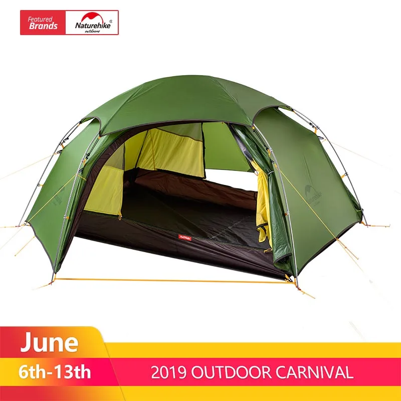 Туристическая палатка NatureHike cloud пиковая сверхлегкая для двух человек | Спорт и