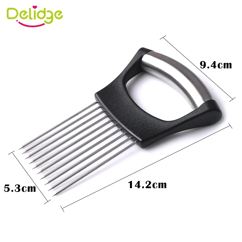 1 шт. резак для лука из нержавеющей стали легко режется держатель вилка овощная