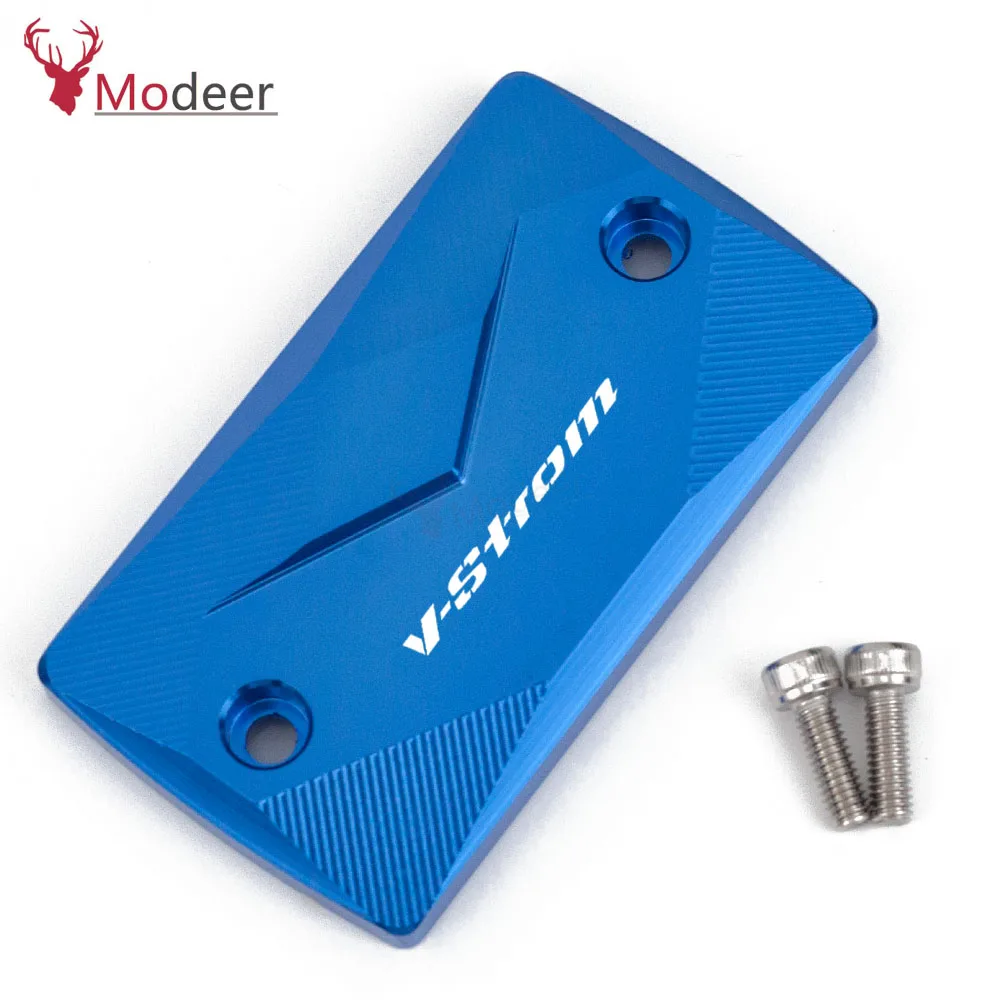 CNC Aluminum Motorcycle Front Brake Fluid Reservoir Cap Cover For SUZUKI DL650 VSTROM 2004-2022 2019 2018 2017 2016 2015 2014 | Автомобили