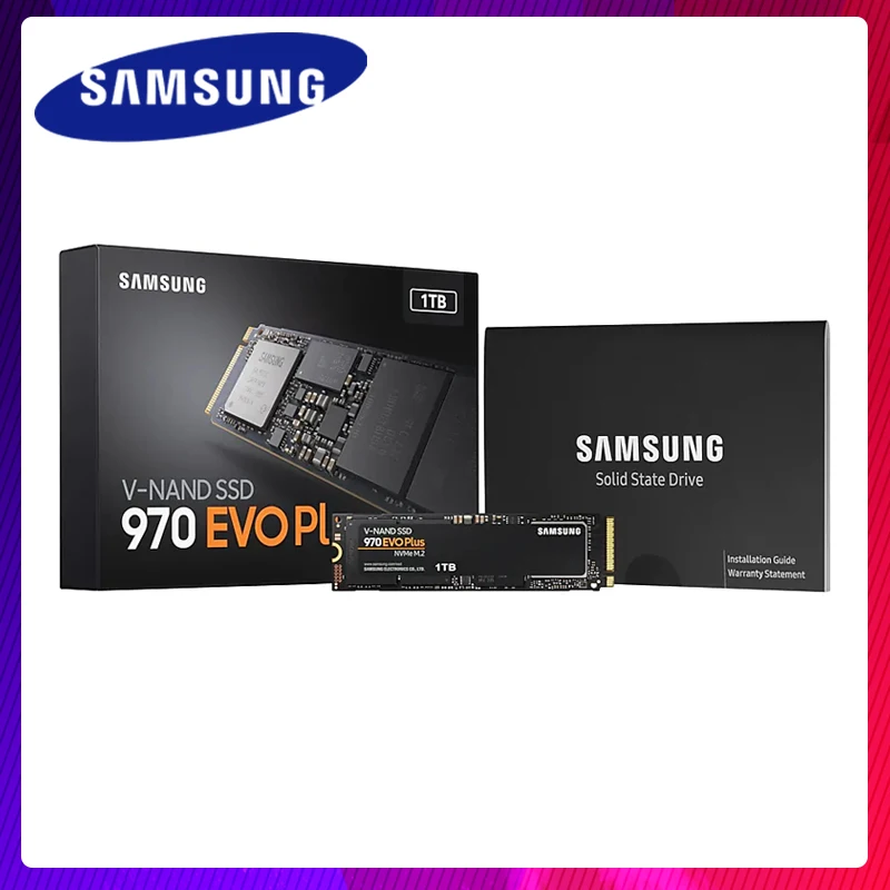 Samsung внутренний SSD 970 EVO Plus 250 ГБ 500 1 ТБ твердотельный жесткий диск NVMe M2 PCIe 3 0x4
