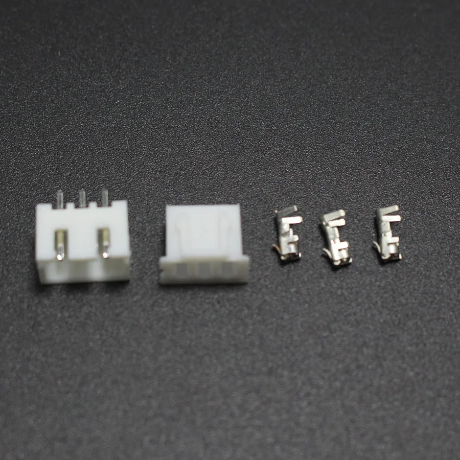50 комплектов фоторазъем 2 54 мм 3Pin XH 180 угловой разъем + Корпус клемма для