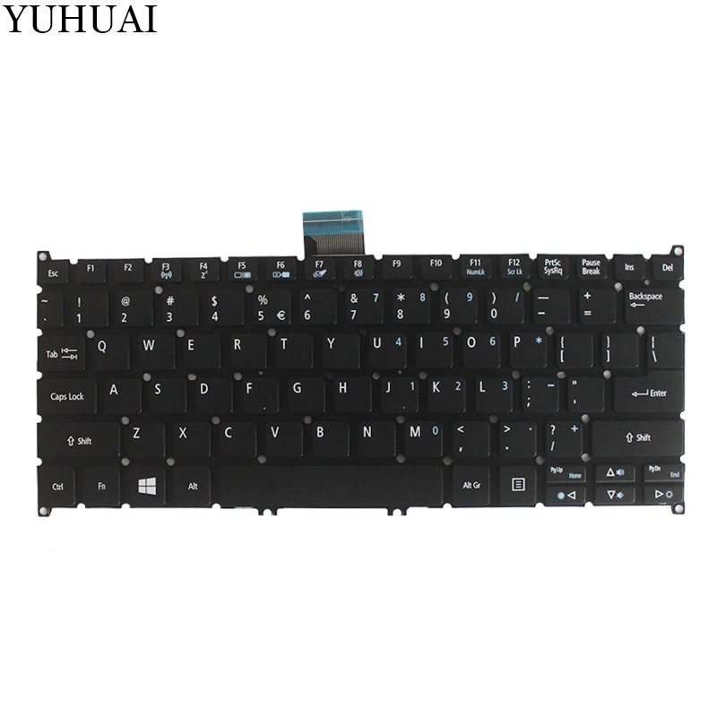 Клавиатура США для Acer Aspire V5 122 122P 132 132P V13 V3 371 E11 E3 112 111 ноутбука на английском языке