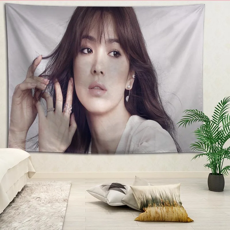 Гобелены Song Hye Kyo подвесной тканевый фон настенное покрытие обновление спальни
