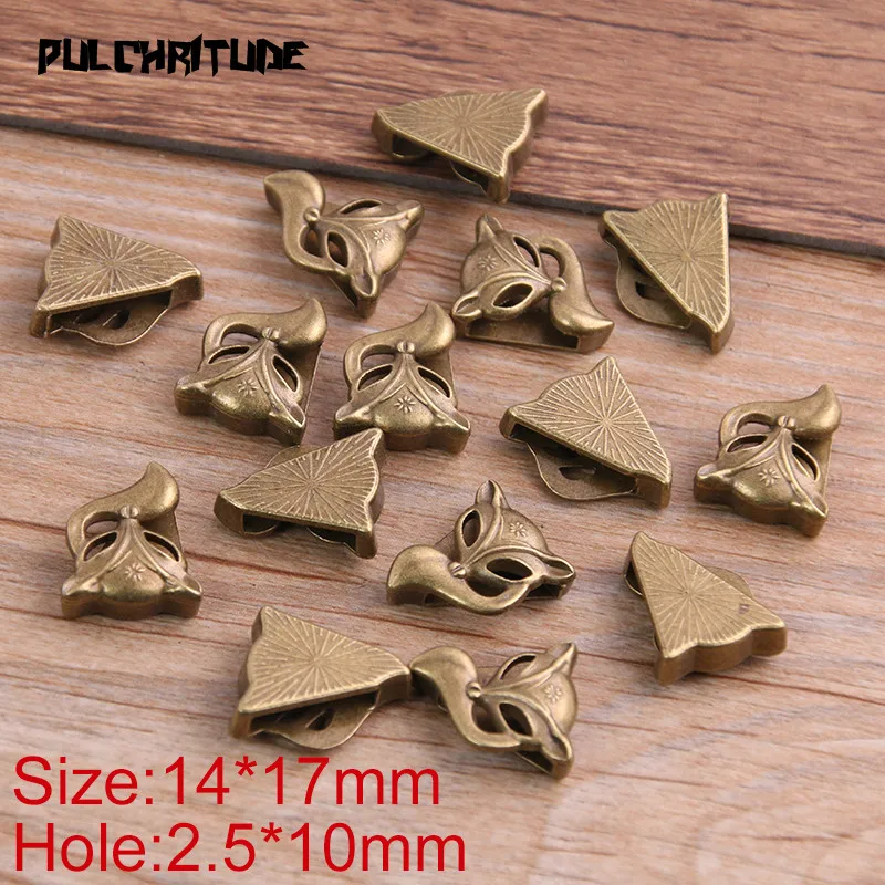 10 шт. двухцветные переходники разделители на лисьи колеса для ювелирных изделий