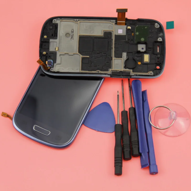 ЖК дисплей сенсорный экран для samsung Galaxy S3 мини i8190 телефон дигитайзер сборка