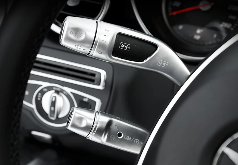 Для Mercedes-Benz A/B/C/E/GLC/CLA/W205 W204 W203 X253 W117 X156 модифицированные внутренние хромированные автомобильные аксессуары