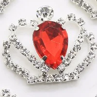 12 Новинка,, 10 шт./лот, разноцветные, 27*36 мм, корона, сделай сам, ювелирные аксессуары, стразы, акрил, плоская ручная работа, плоская задняя сторона, броши, украшение - Цвет: 12