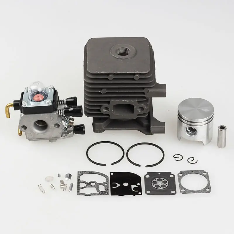 Поршень Наборы с Карбюратор Carb ПОДХОДИТ STIHL FS55 FS45 BR45 KM55 HL45 HS45 HS55 триммер 34 мм |
