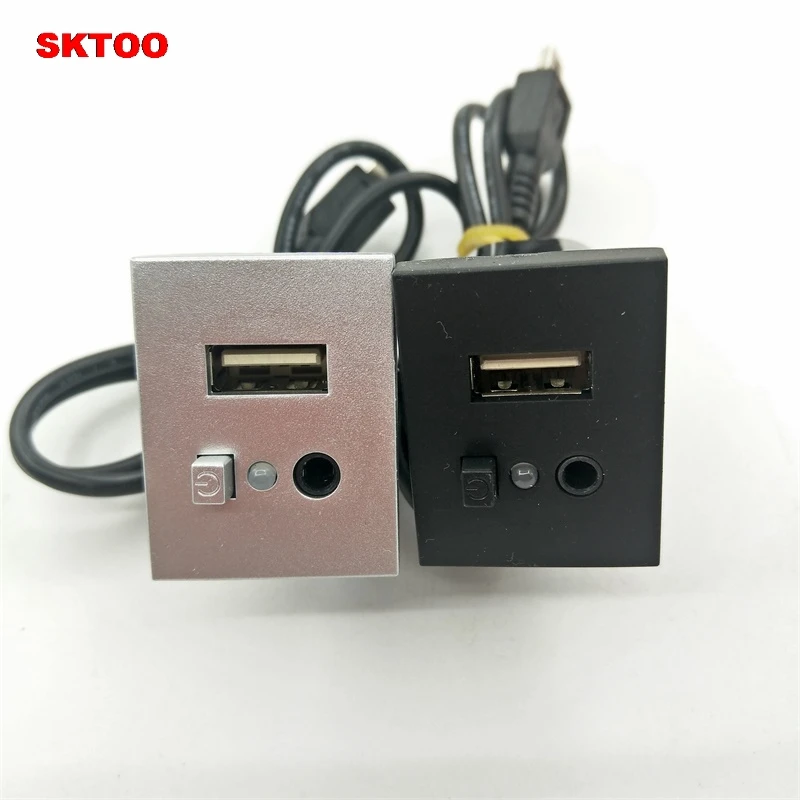 SKTOO для Ford Focus Cd Dvd плееры Usb Aux автомобильные аксессуары интерфейсы кнопка с мини USB