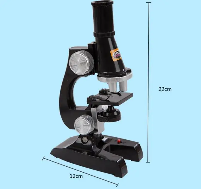 Дети микроскоп игрушка пластмассовая diy научный эксперимент разведка обучения