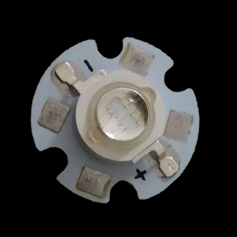 5W UV 365nm 370nm 380nm 395nm 400nm 410nm 420nm Высокая мощность Led диод на 16 мм pcb плата для проверки