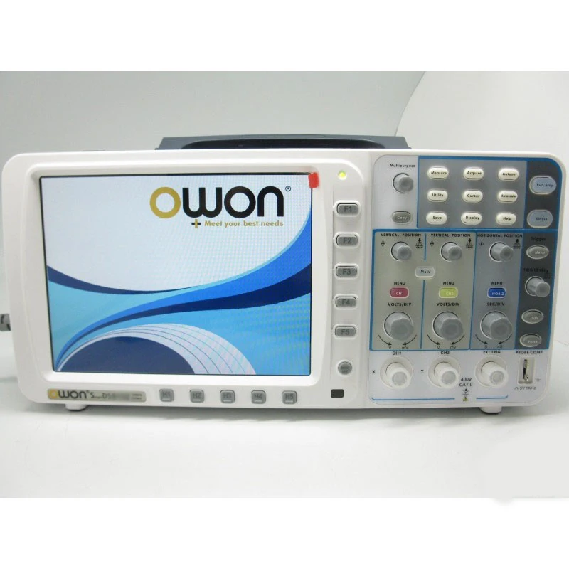 Новейший малошумный осциллограф OWON 100 МГц SDS7102V FFT 1G LAN + VGA|Осциллографы| |