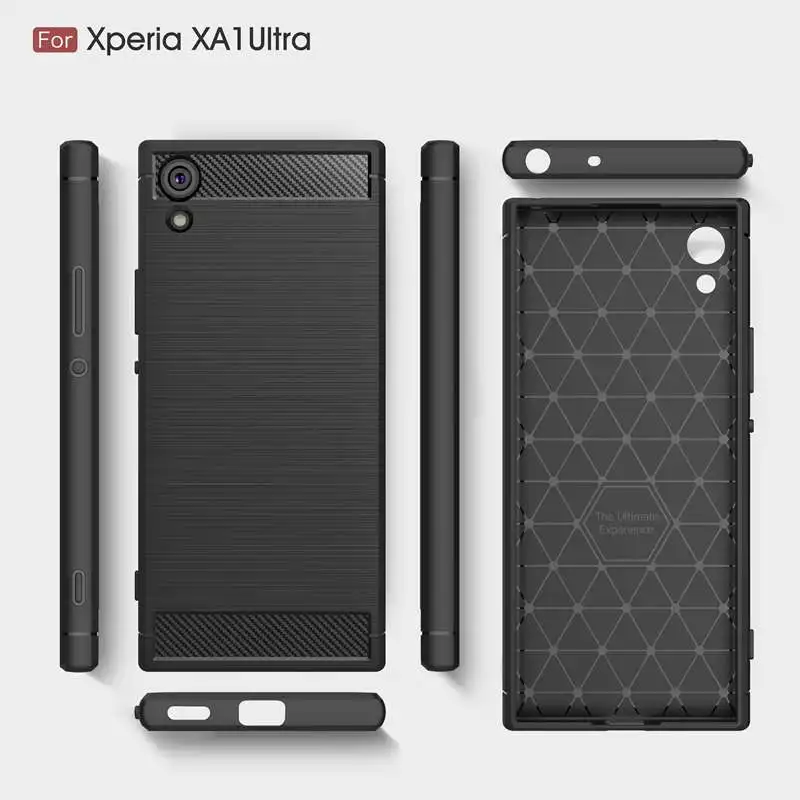 Wonderfultry крышка xa1 ультра В виде ракушки Fundas Coque углеродного волокна матовый чехол