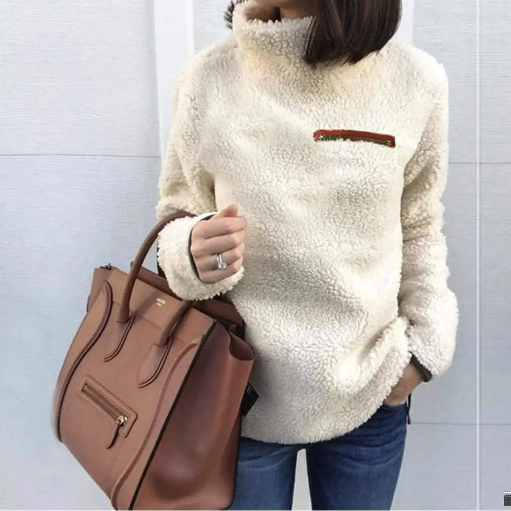 2019 осенний Новый свитер Европейская и американская Женская модная рубашка на