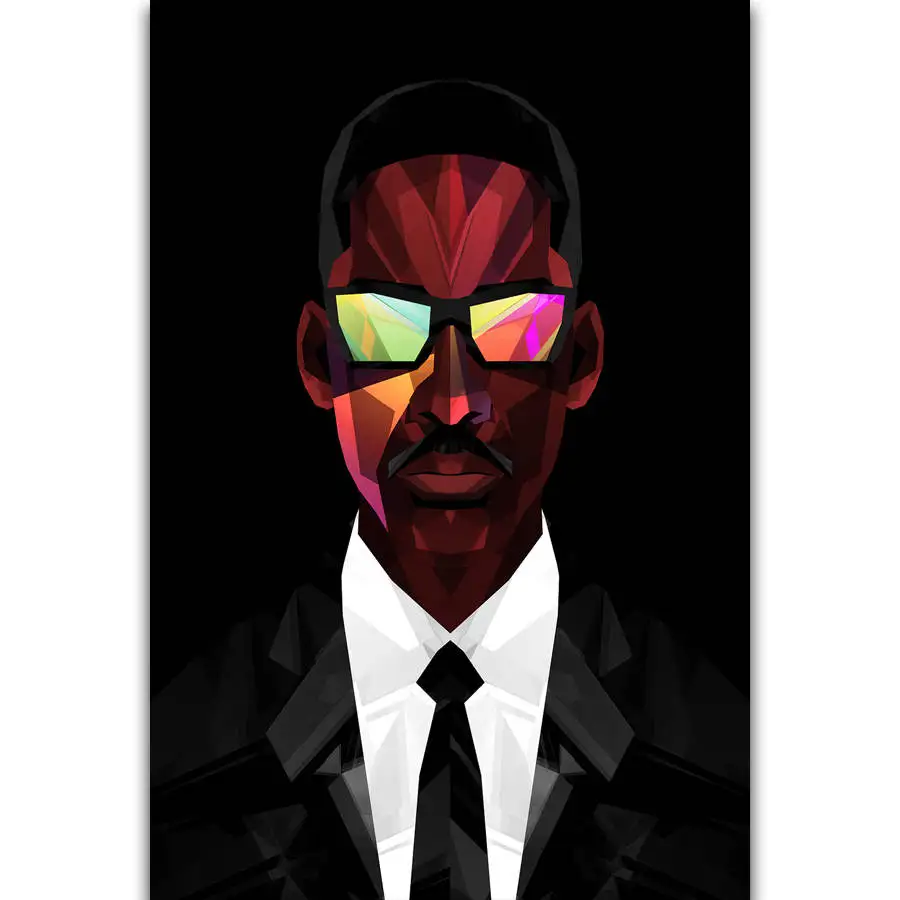 S2175 человек в черном MIB агент J Will Smith Классическая Звезда из фильма настенная