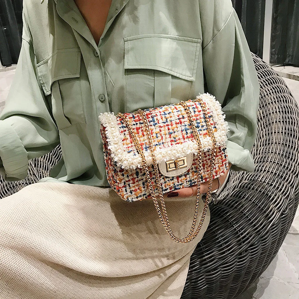 Bolso mujer bandolera peque o mensajero модная женская сумка плетеная Сумка через плечо на цветная