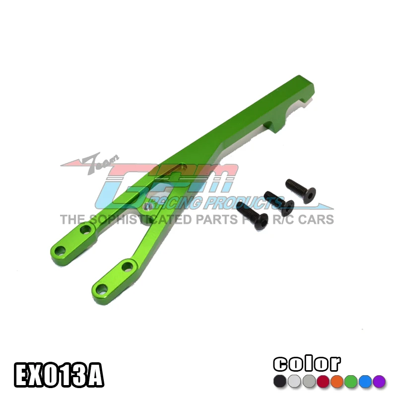 Осевая EXO 1/10 4WD TERRA Багги (AX90015) Задняя Скоба для шасси из сплава 1 шт. EX013A|Детали и
