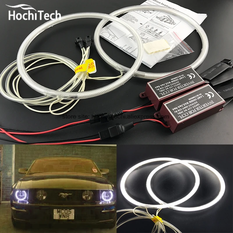 Отличный комплект HochiTech CCFL ангельские глазки ультраяркое освещение фар для ford