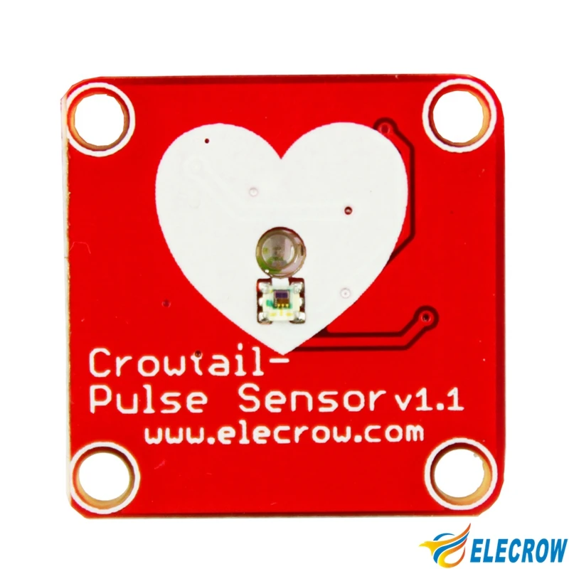 Elecrow корончатый модуль датчика пульса для измерения Arduino с кабелем DIY Kit|sensor module|pulse