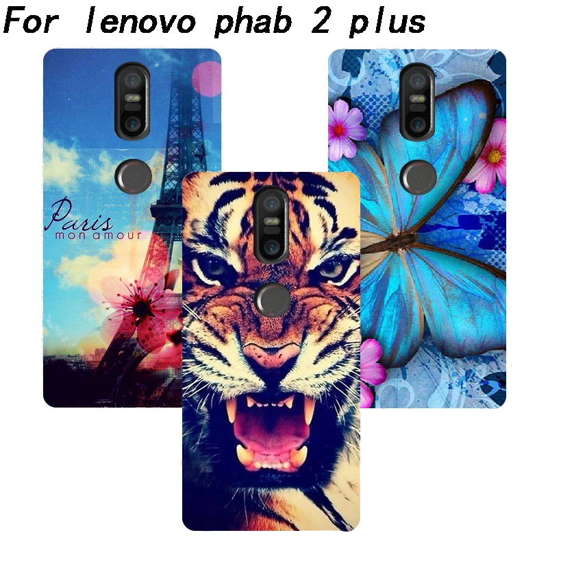 Чехол для телефона Lenovo Phab2 Plus Phab 2 мягкий ТПУ чехол задней панели сделай сам с