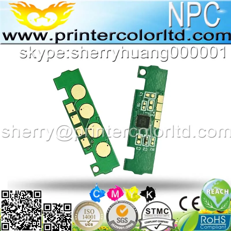 Запасные части для лазерного принтера Samsung чип тонера сброса цветного картриджа