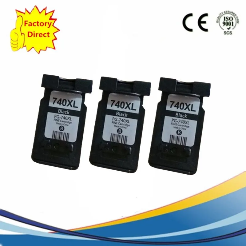 PG-740 PG740 PG 740 CL-741 CL741 CL 741 картриджи с чернилами восстановленные Pixma MX 517 437 377 438 518 378 мг 4170 - Цвет: 3BK